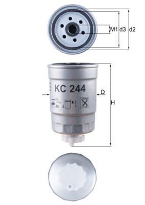 MAHLE KC 244 filtru...