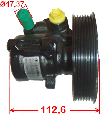 LIZARTE 04.05.0180-1 Hydraulikpumpe, Lenkung für PEUGEOT