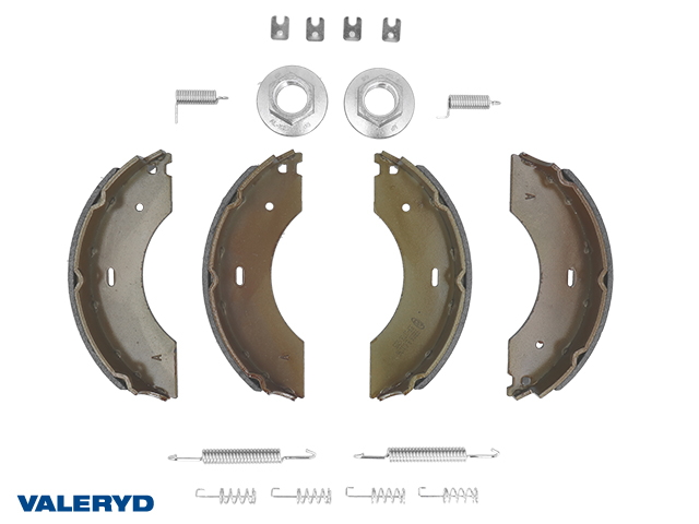 Valeryd 1060011 Bremsbackenset 230x60 passend für Al-ko,mit Flanschmutter, Bremsbackensatz, Anhänger
