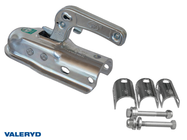 Valeryd 2292010 Zugkupplung 1300 kg, Ø36-40-45-50mm, mit Adapterblechen Kugelkupplung