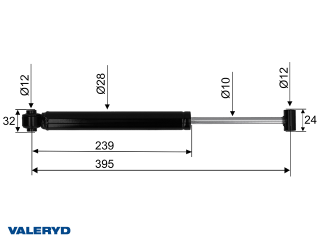 Valeryd 2382006 V9H855 Dämpfer, Auflaufeinrichtung