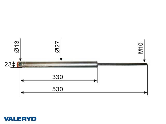 Valeryd 2385002 Auflaufdämpfer Knott KF/KR/KRV 7,5 CC=530 Dämpfer, Auflaufeinrichtung