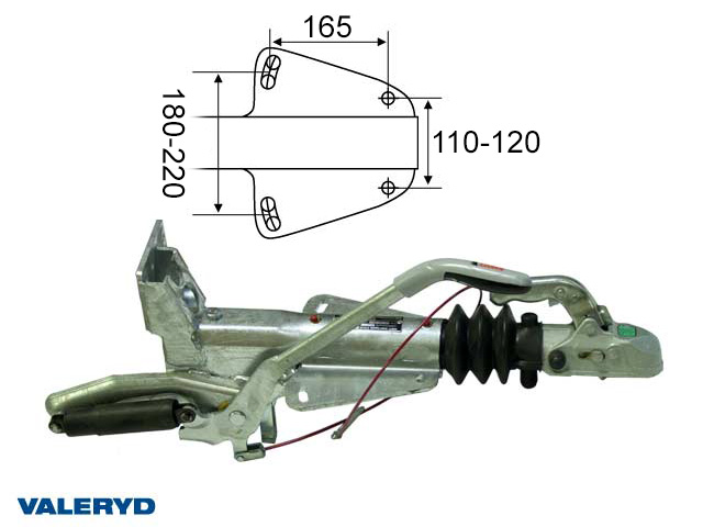 Valeryd 2421250 Auflaufeinrichtung Knott, V,  KF27-A1, Ausf. GF, OE, Auflaufeinrichtung
