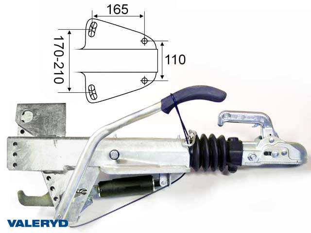 Valeryd 2422003 Auflaufeinrichtung BPW, V,  ZAF 3,0-3, OE, 1800-3000kg, Auflaufeinrichtung