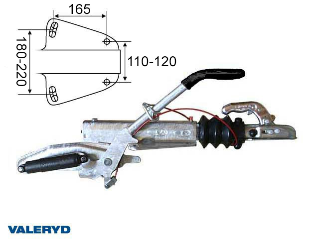 Valeryd 2425001 Auflaufeinrichtung Knott, V, KF20-A, Ausf. GF, OE, Auflaufeinrichtung