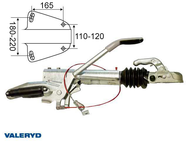 Valeryd 2425002 Auflaufeinrichtung Knott, V, KF27-B, Ausf. GF, OE, Auflaufeinrichtung