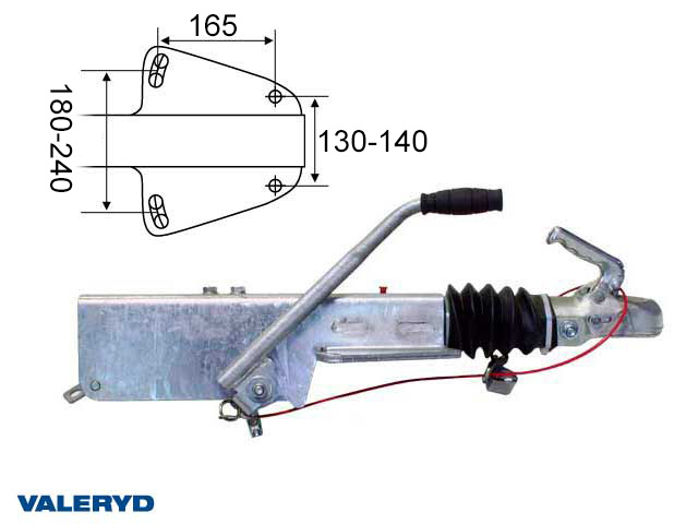 Valeryd 2425006 AUSGEGANGEN Auflaufeinrichtung Nieper NA35 Ausf. A1, 2.700-3 Dämpfer, Auflaufeinrichtung
