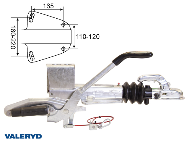 Valeryd 2425013 Auflaufeinrichtung Knott, V, KF13-C, Ausf. GF, OE, 750-1300k Auflaufeinrichtung