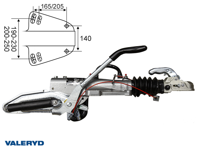 Valeryd 2425016 Auflaufeinrichtung Knott, V, KFG35-D, OE, 2.700-3.500kg Auflaufeinrichtung