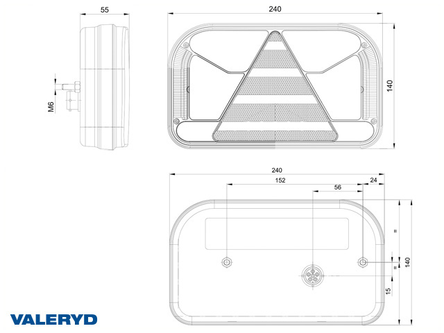 Valeryd 3010231 LED Rücklicht links Heckleuchte