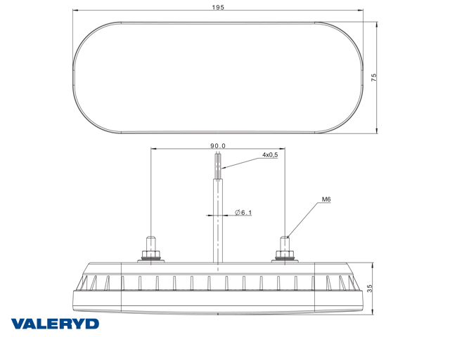 Valeryd 3010240 LED Rücklicht R/L Heckleuchte