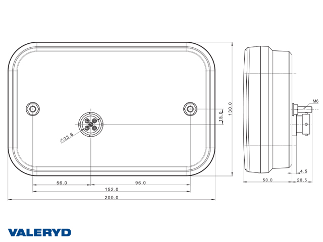 Valeryd 3010270 LED Rücklicht R Heckleuchte
