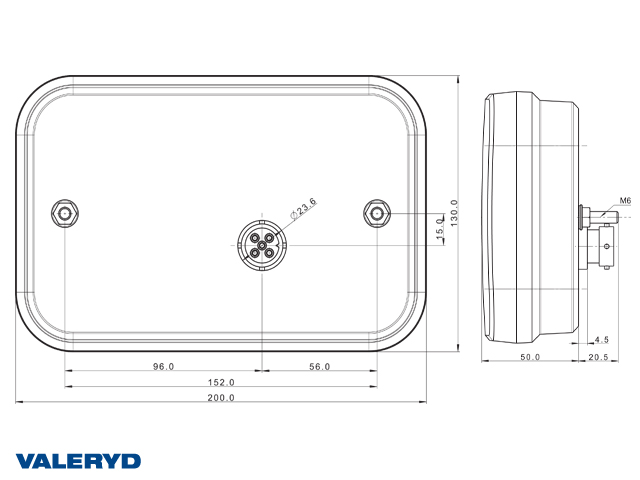 Valeryd 3010275 LED Rücklicht links Heckleuchte