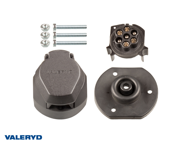 Valeryd 3099017 Steckdose 7-polig. mit Abschaltkontakt Anhängersteckdose