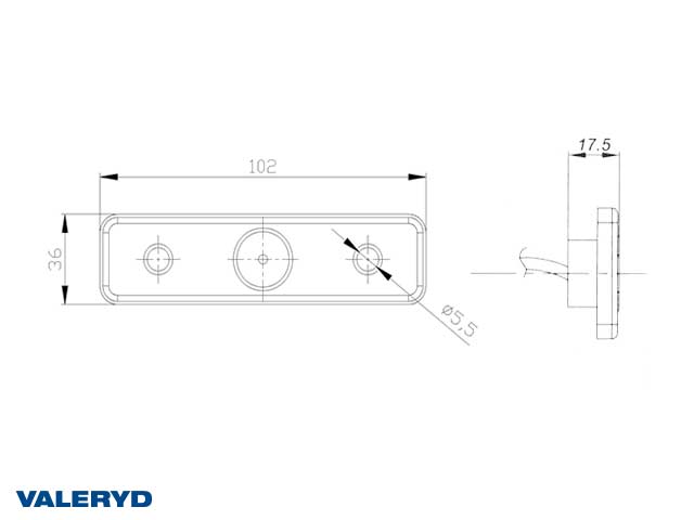 Valeryd 3156013 LED Positionsleuchte Valeryd Positionsleuchte