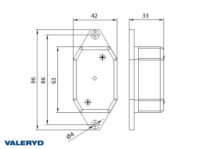 Valeryd 3176086 LED Seitenmarkierungsleuchte Seitenmarkierungsleuchte