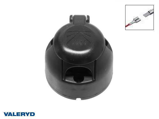 Valeryd 3210007 Steckdose 7-polig, 12V Kabelschuh-Anschluß Anhängersteckdose