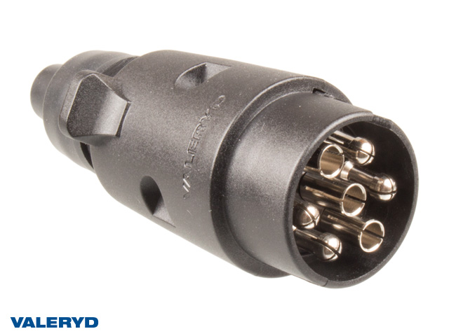 Valeryd 3210010 Stecker 7-polig mit Schraubanschluß Anhängerstecker