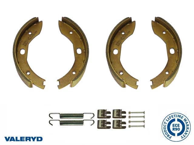Valeryd 4010004A Bremsbackenset 200x35 passend für Peitz/Hahn, B/BA/BAN 201 Bremsbackensatz, Anhänger