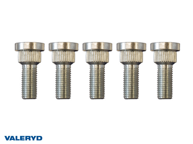 Valeryd 4010011 Radbolzen mit Riffelbund passend für HAHN/BPW. M12x1,5 Radbolzen