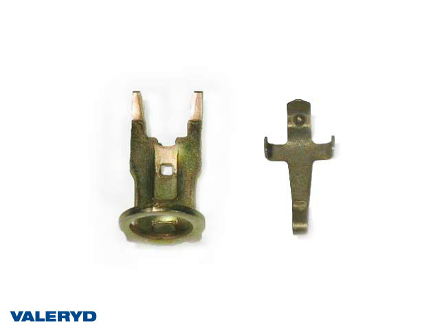 Valeryd 4010106 Blattfeder und Druckbügel passend für Al-ko 2051 / 2361 Nachsteller-Satz, Trommelbremse (Anhänger)