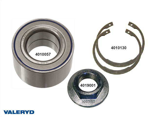 Valeryd 4010114 Kompaktlagersatz 34x64x37 wasserabweisend passend für Knott Radlagersatz, Anhänger