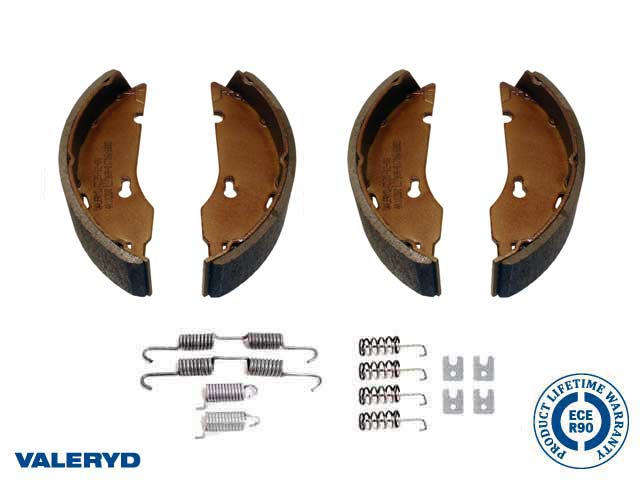 Valeryd 4010200A Bremsbackenset 160x40 passend für Al-Ko Achsenset Bremsbackensatz, Anhänger