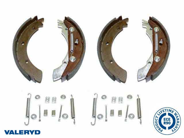 Valeryd 4010213A Bremsbackenset 200x35 passend für GSM/FAD Achsenset Bremsbackensatz, Anhänger