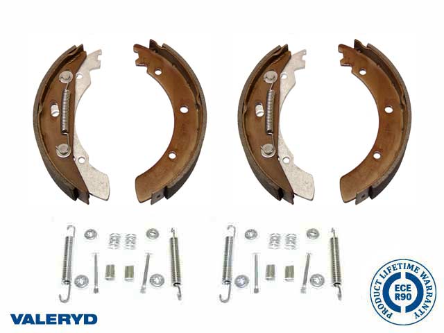 Valeryd 4010214A Bremsbackenset 200x50 passend für GSM/FAD Achsenset Bremsbackensatz, Anhänger