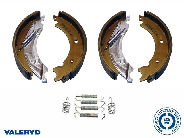 Valeryd 4010216A Bremsbackenset 200x30 passend für Knott Achsenset Bremsbackensatz, Anhänger
