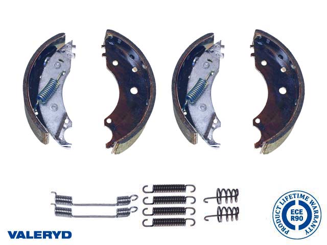 Valeryd 4010217A Bremsbackenset 160x35 passend für Knott, alte Ausführung, Bremsbackensatz, Anhänger