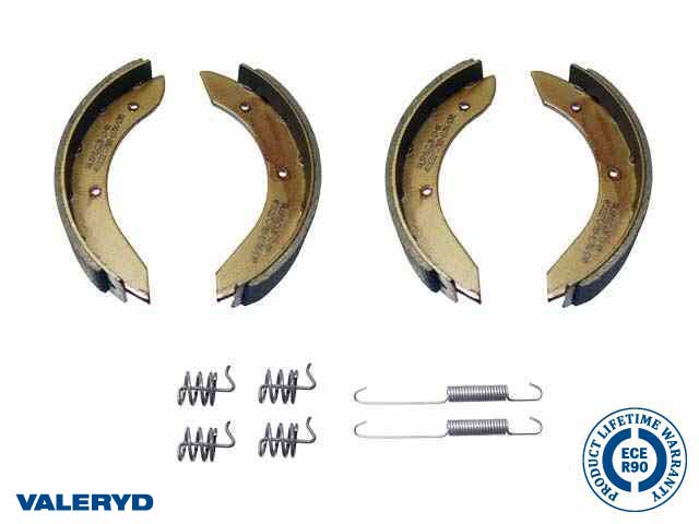 Valeryd 4010222A Bremsbackenset 160x35 passend für Peitz Achsenset, R 160-76 Bremsbackensatz, Anhänger