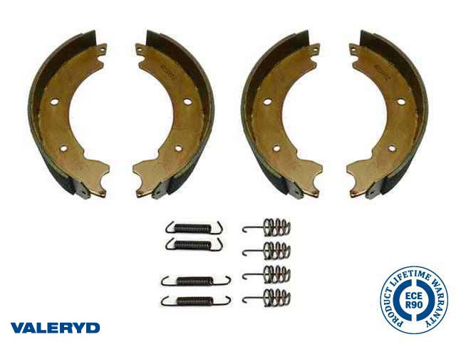 Valeryd 4010226A Bremsbackenset 200x50 ohne RA passend für Knott Achsenset Bremsbackensatz, Anhänger