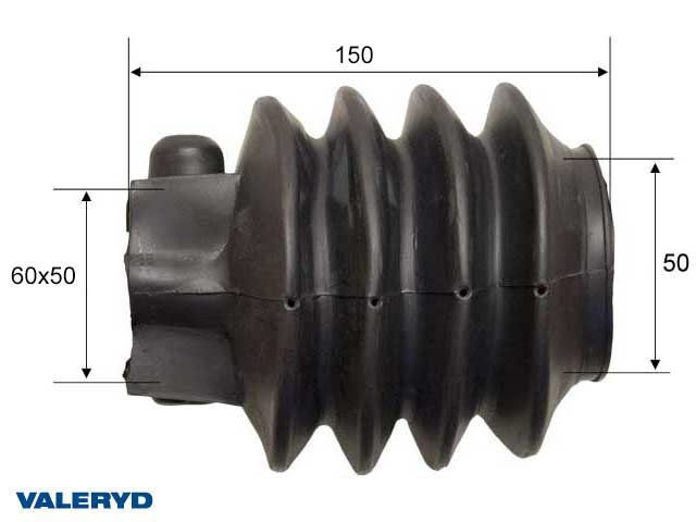 Valeryd 4020138 Faltenbalg passend für Al-Ko bis Bj. 93, 50x(60x50) L=170 Faltenbalg, Auflaufeinrichtung