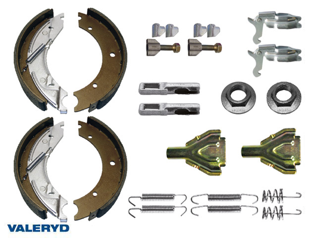 Valeryd 5010219XL XL-Bremsbackenset 250x40 passend für Knott Bremsbackensatz, Anhänger