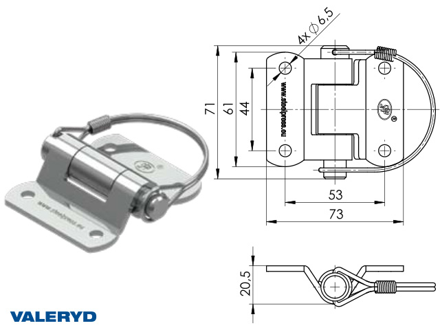 Scharnier, Anhänger