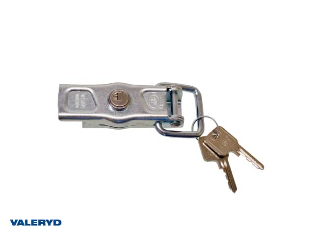 Valeryd 6429515 Spannriegelverschluss 102x31 mit Schloss Verschluss-Set, Ladebordwand