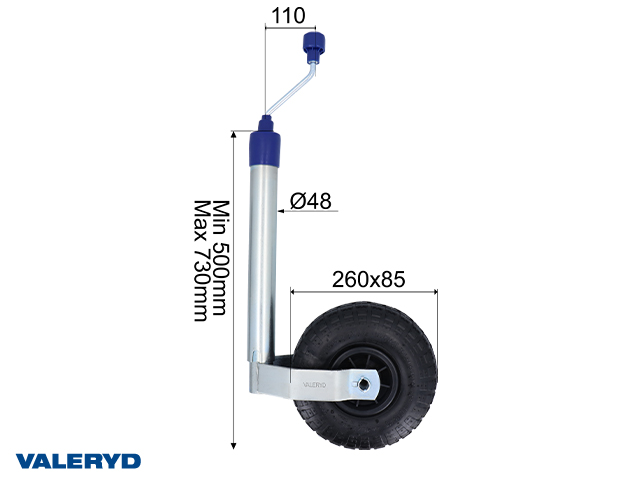 Valeryd 6659010 VVNE7J Stützrad