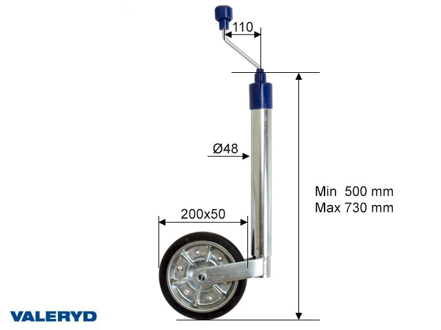 Valeryd 6659020 VITMC0 Stützrad