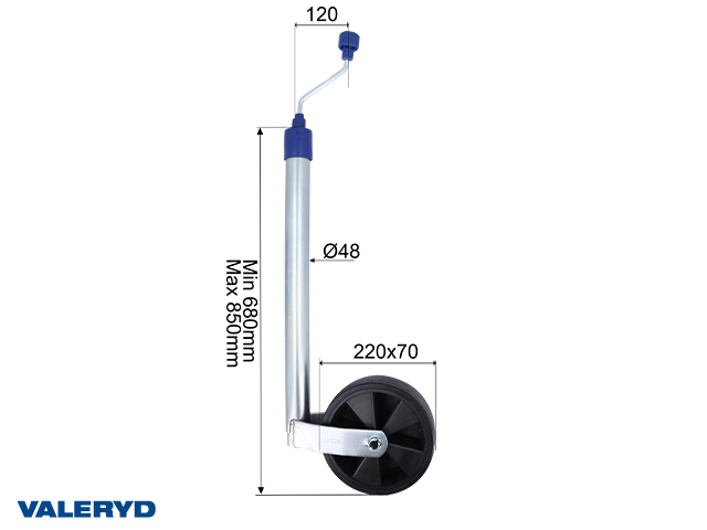 Valeryd 6659045 VNLM56 Stützrad