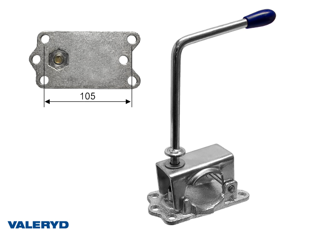 Valeryd 6679013 VIM2KL Rundrohrklemme, Stützrad