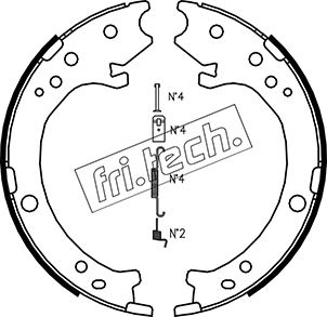 fri.tech. 1044.025K Σετ...