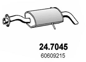 ASSO 24.7045 Koncový tlmič výfuku
