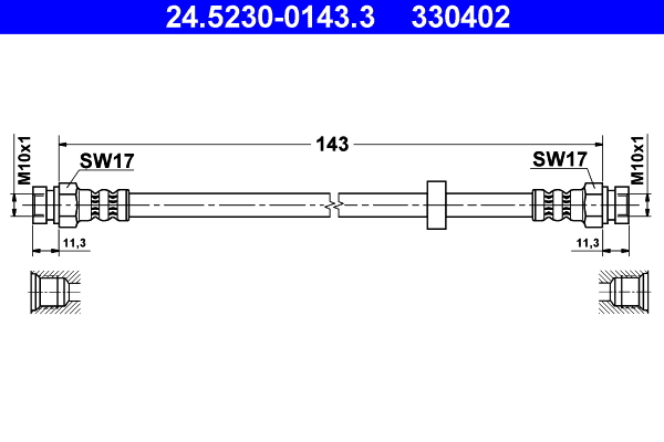 ATE 24.5230-0143.3 Bremsschlauch