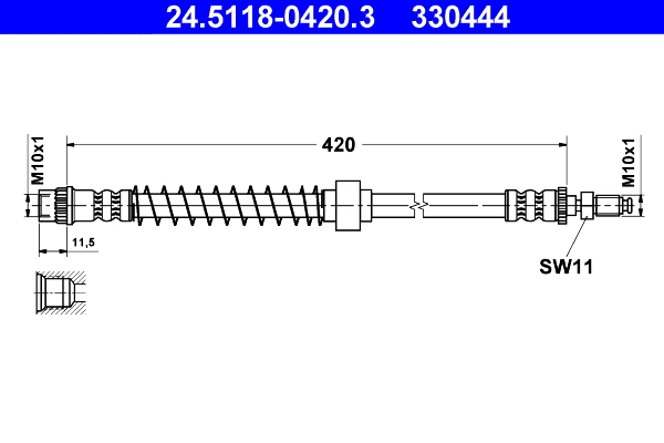 ATE 24.5118-0420.3 Bremsschlauch