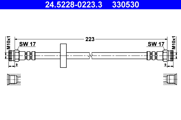 ATE 24.5228-0223.3 Bremsschlauch