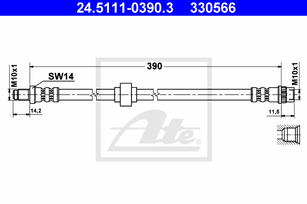 ATE 24.5111-0390.3 Brzdová...