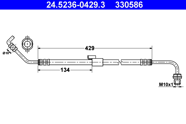 ATE 24.5236-0429.3 Bremsschlauch