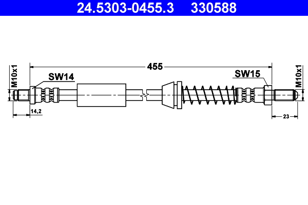 ATE 24.5303-0455.3 Bremsschlauch