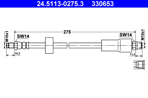 ATE 24.5113-0275.3 Bremsschlauch